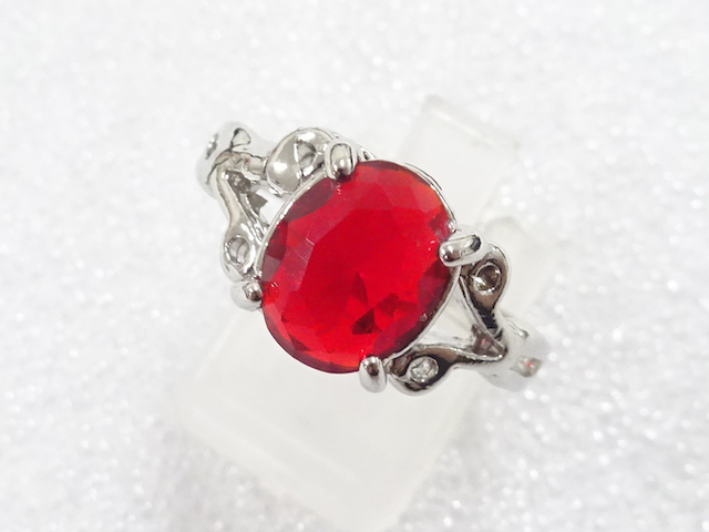 COLORED STONE FASHION RING / JP SIZE 21